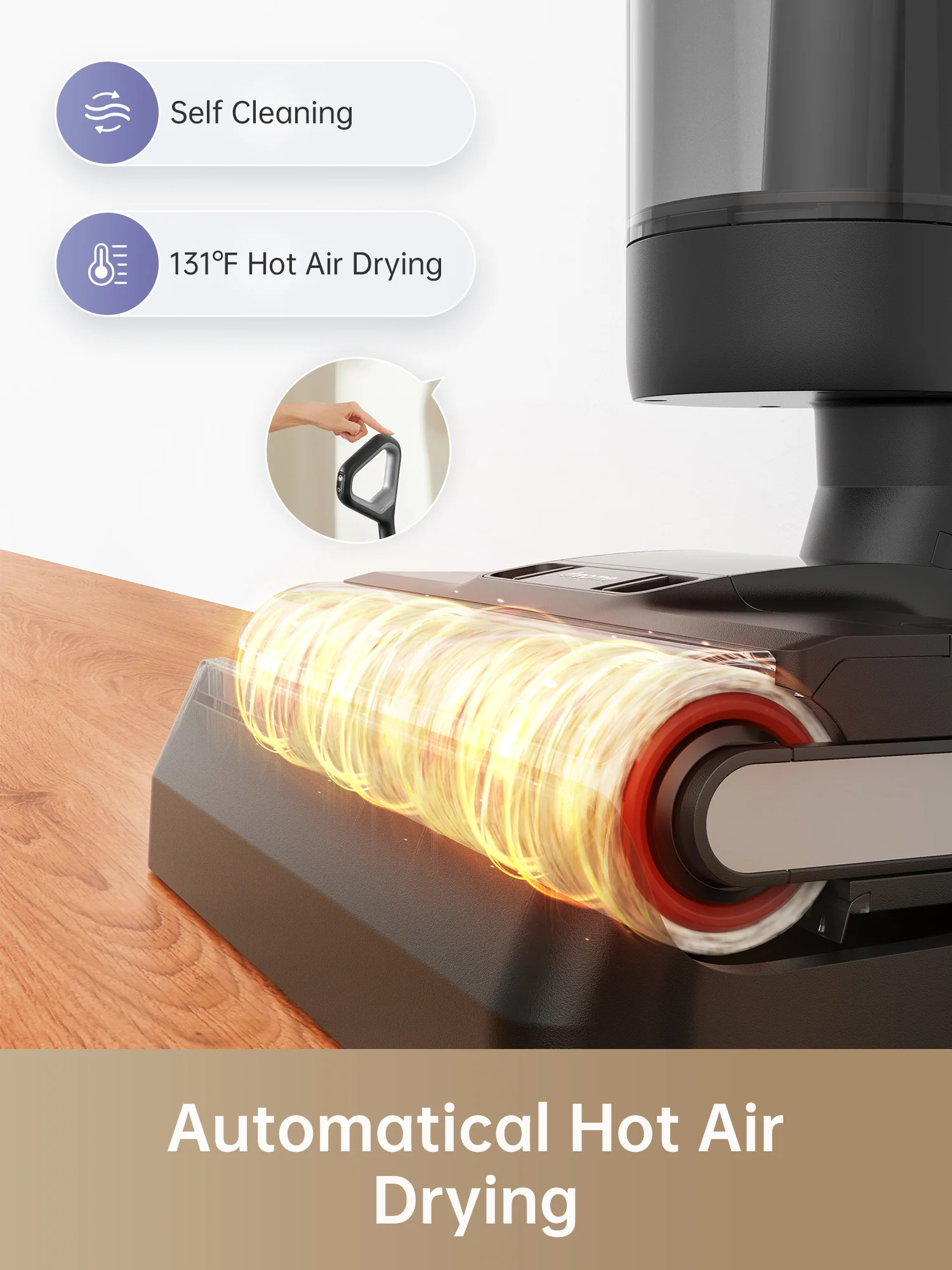 Dreame H12 Pro Vacuum Mop Cleaning Bundle, 1 more Filter - Image 3