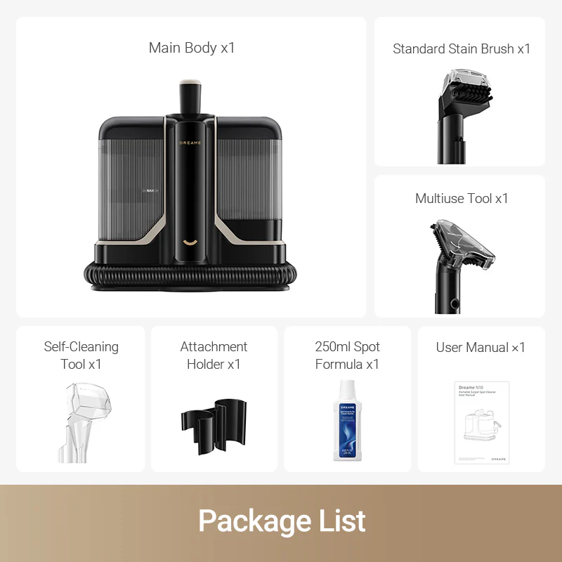 Dreame N10 Portable Carpet Spot Cleaner (for Business) - Image 8