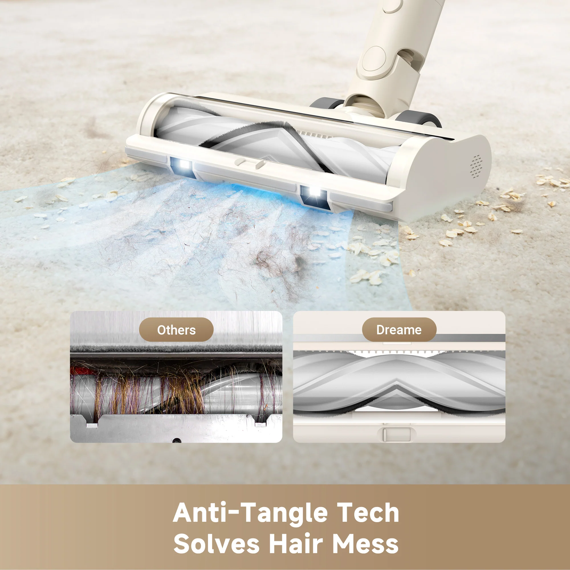 Dreame R10 Pure Cordless Stick Vacuum + Multi-Surface Brush Roller - Image 9